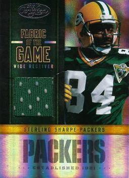 2012 Panini Certified - Fabric of the Game #37 Sterling Sharpe Front