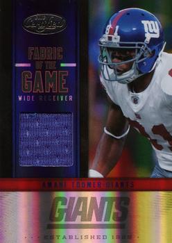 2012 Panini Certified - Fabric of the Game #44 Amani Toomer Front