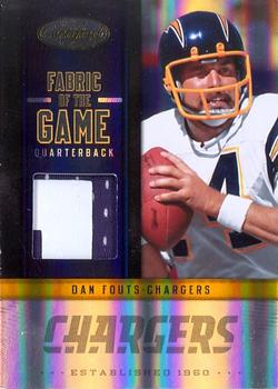 2012 Panini Certified - Fabric of the Game Prime #49 Dan Fouts Front