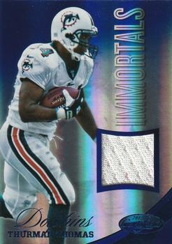 2012 Panini Certified - Mirror Blue Materials #218 Thurman Thomas Front