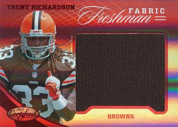 2012 Panini Certified - Mirror Red Materials #318 Trent Richardson Front