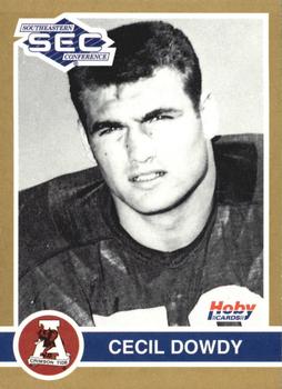 1991 Hoby Stars of the SEC #4 Cecil Dowdy Front