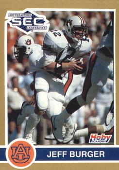 1991 Hoby Stars of the SEC #41 Jeff Burger Front