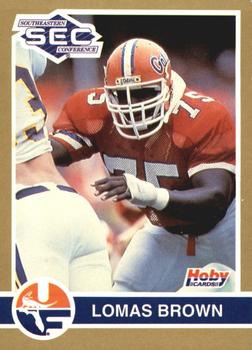 1991 Hoby Stars of the SEC #104 Lomas Brown Front