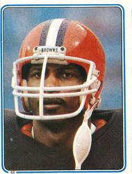 1983 Topps Stickers #48 Mike Pruitt Front