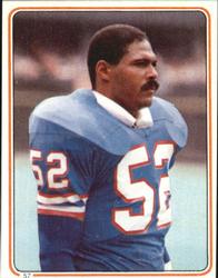 1983 Topps Stickers #57 Robert Brazile Front