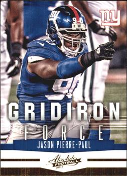 2012 Panini Absolute - Gridiron Force #20 Jason Pierre-Paul Front