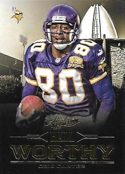 2012 Panini Absolute - Hall Worthy #16 Cris Carter Front