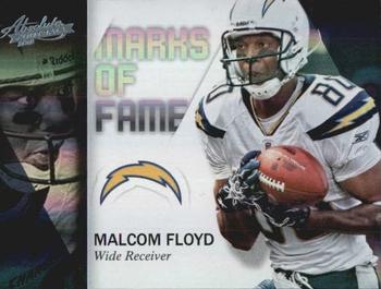 2012 Panini Absolute - Marks of Fame Spectrum #1 Malcom Floyd Front