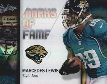 2012 Panini Absolute - Marks of Fame Spectrum #10 Marcedes Lewis Front