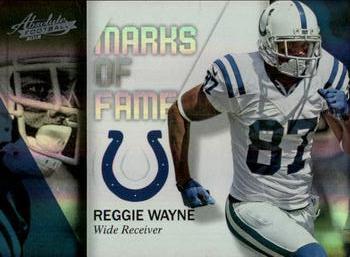 2012 Panini Absolute - Marks of Fame Spectrum #20 Reggie Wayne Front