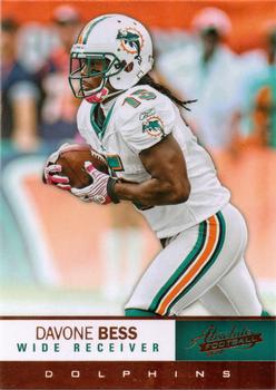 2012 Panini Absolute - Retail #33 Davone Bess Front