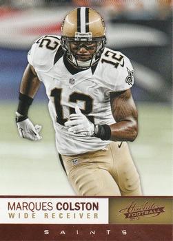 2012 Panini Absolute - Retail #65 Marques Colston Front