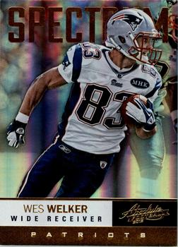 2012 Panini Absolute - Spectrum Gold #36 Wes Welker Front