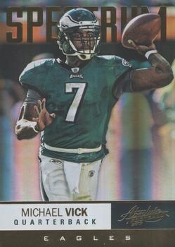 2012 Panini Absolute - Spectrum Gold #72 Michael Vick Front