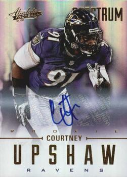 2012 Panini Absolute - Spectrum Gold Autographs #120 Courtney Upshaw Front