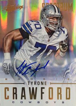 2012 Panini Absolute - Spectrum Gold Autographs #192 Tyrone Crawford Front