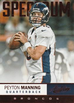 2012 Panini Absolute - Spectrum Red #42 Peyton Manning Front
