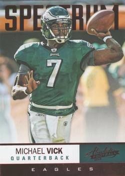 2012 Panini Absolute - Spectrum Red #72 Michael Vick Front