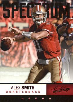 2012 Panini Absolute - Spectrum Red #79 Alex Smith Front