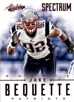 2012 Panini Absolute - Spectrum Red #140 Jake Bequette Front