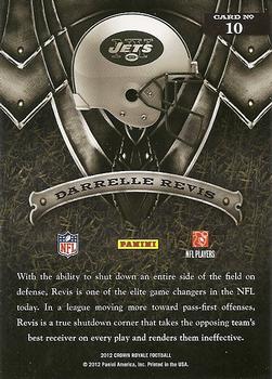 2012 Panini Crown Royale - Field Force #10 Darrelle Revis Back