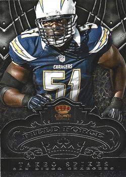 2012 Panini Crown Royale - Field Force #13 Takeo Spikes Front