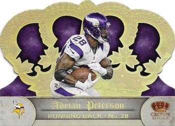 2012 Panini Crown Royale - Gold Crown #93 Adrian Peterson Front