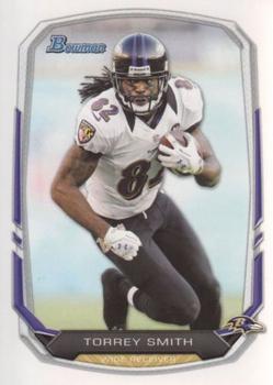 2013 Bowman #3 Torrey Smith Front