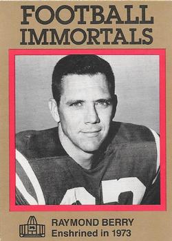 1985-88 Football Immortals #12 Raymond Berry Front