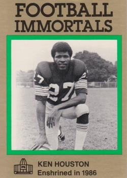 1985-88 Football Immortals #134 Ken Houston Front