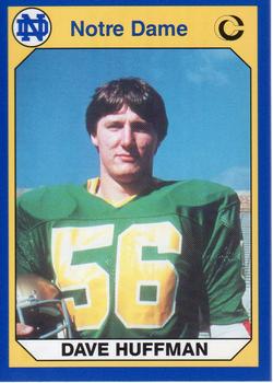 1990 Collegiate Collection Notre Dame #67 Dave Huffman Front