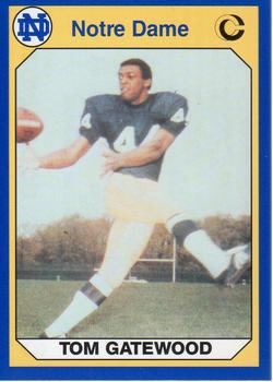 1990 Collegiate Collection Notre Dame #69 Tom Gatewood Front
