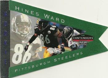 1998 Playoff Contenders - Pennants Green Felt #77 Hines Ward Front