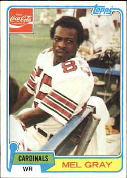 1981 Topps Coca-Cola St. Louis Cardinals #5 Mel Gray Front