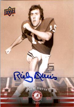 2012 Upper Deck University of Alabama - Autographs #19 Rick Davis Front