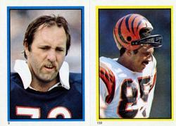 1984 Topps Stickers #9 / 159 Mike Hartenstine / Isaac Curtis Front