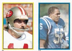 1984 Topps Stickers #68 / 218 Ray Wersching / Vernon Maxwell Front