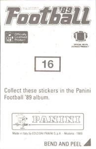 1989 Panini Stickers #16 John Settle Back