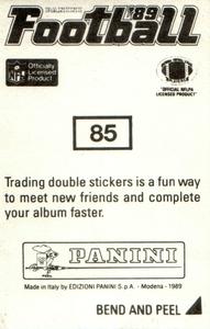 1989 Panini Stickers #85 Kevin Greene Back