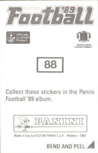 1989 Panini Stickers #88 Jesse Solomon Back