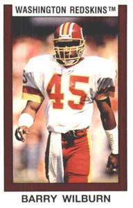 1989 Panini Stickers #196 Barry Wilburn Front