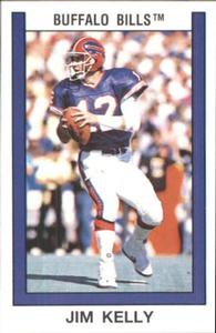 1989 Panini Stickers #218 Jim Kelly Front