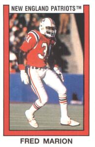 1989 Panini Stickers #347 Fred Marion Front