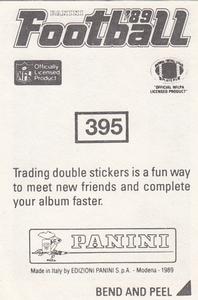 1989 Panini Stickers #395 Leslie O'Neal Back