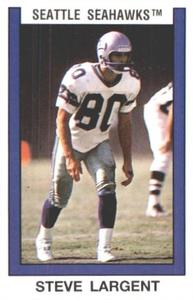 1989 Panini Stickers #405 Steve Largent Front
