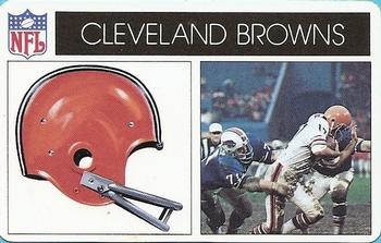 1976 Popsicle #NNO Cleveland Browns Front