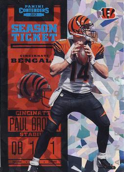 2012 Panini Contenders - Cracked Ice #20 Andy Dalton Front