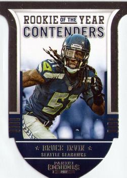 2012 Panini Contenders - ROY Contenders #22 Bruce Irvin Front