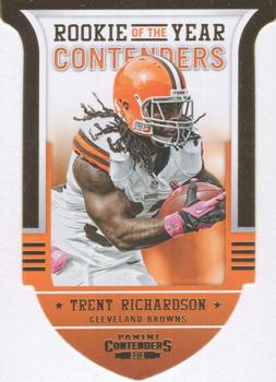 2012 Panini Contenders - ROY Contenders Gold #11 Trent Richardson Front